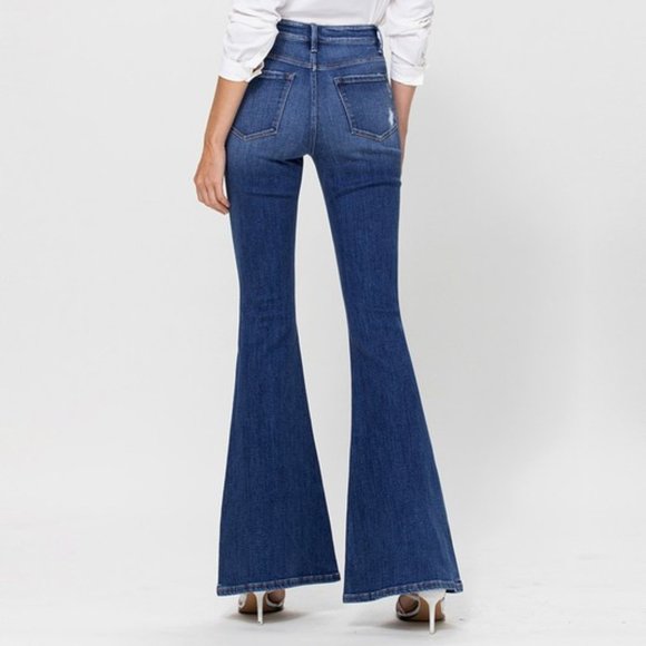 *NEW* Flying Monkey High-Rise Super Flare Jeans - Picture 7 of 10